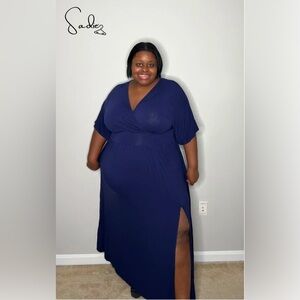 Eloquii Navy Blue Women's Dress